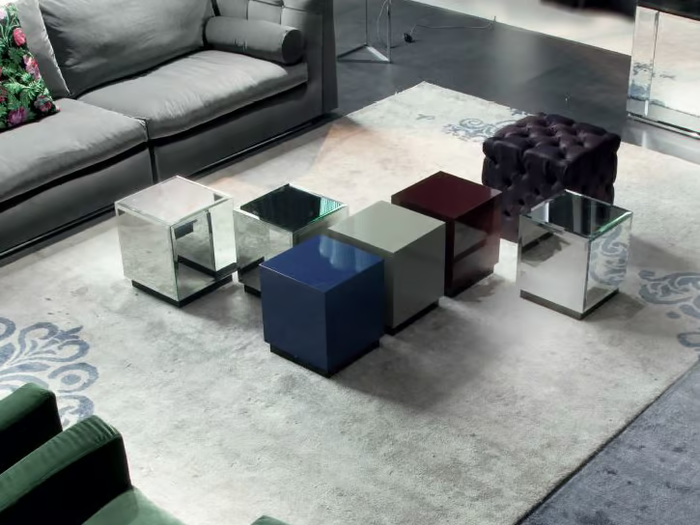 CUBO - Low square coffee table _ ERBA ITALIA